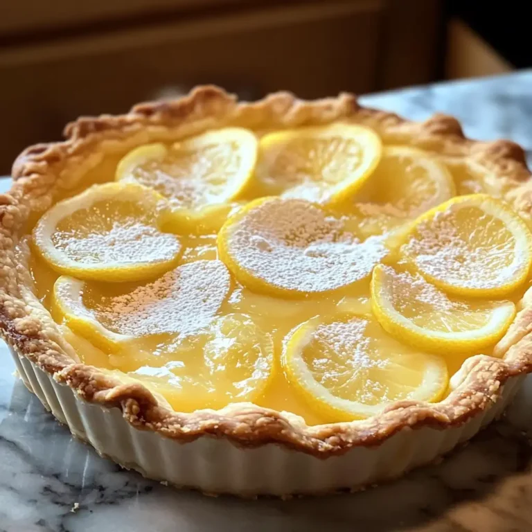 Irresistibly Easy Baby Lemon Impossible Pie Recipe: A Delicious Dessert Delight - Featured Image