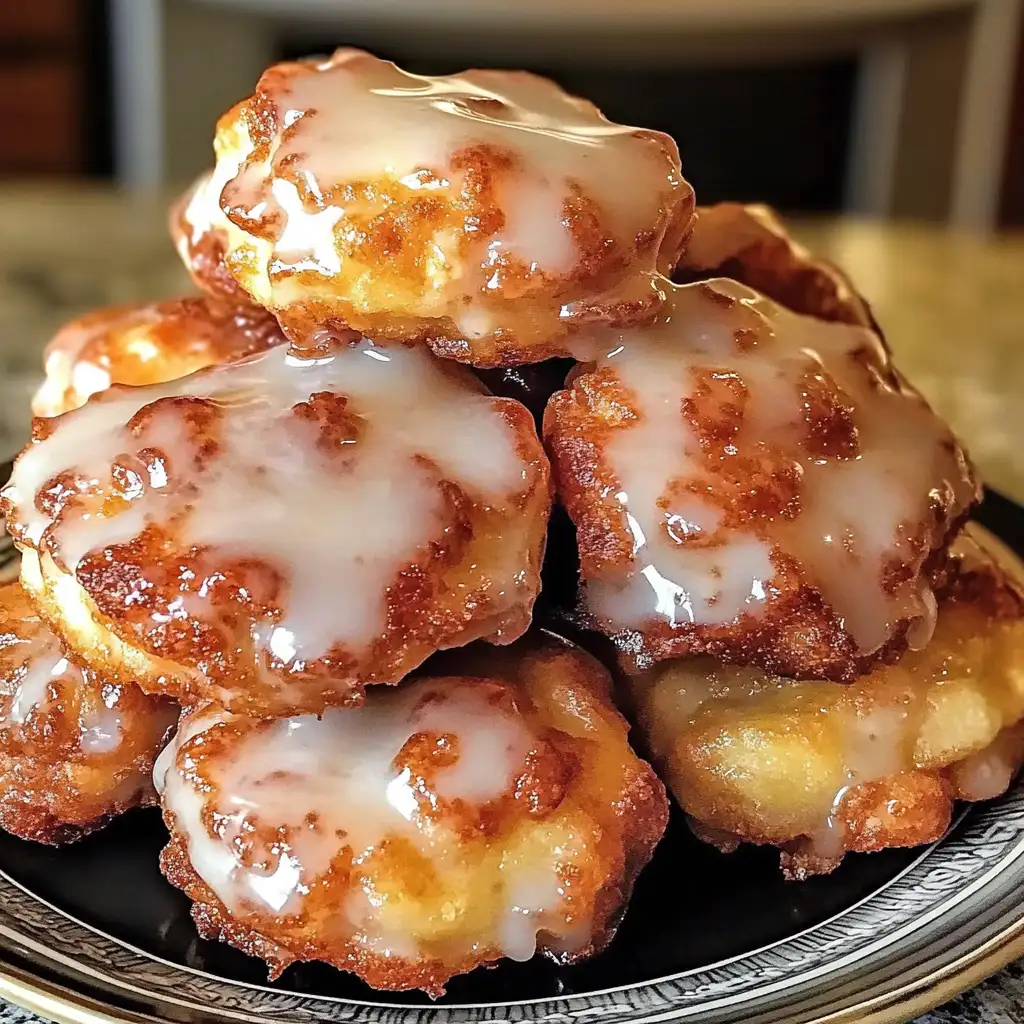 Best Baked Apple Fritters Recipe: Easy Glazed Fall Dessert with Printable - Featured Image