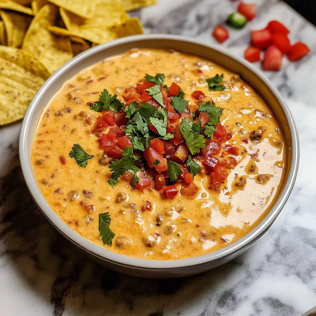 Irresistible Cheesy Rotel Ranch Queso Magic - Featured Image