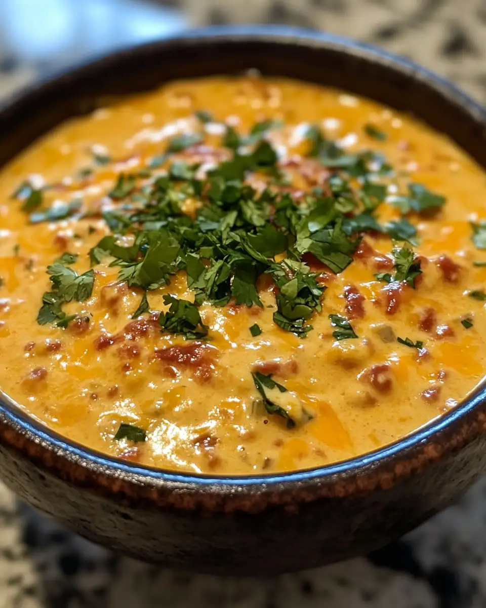 Irresistible Cheesy Rotel Ranch Queso Magic 6 Final dish - Irresistible Cheesy Rotel Ranch Queso Magic