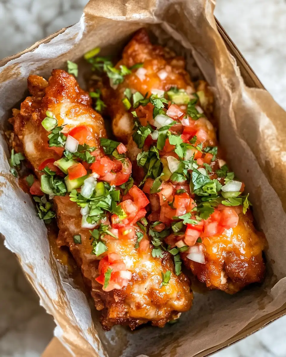 Final dish - Ultimate Chi-Chi's Baked Chicken Chimichangas: A Fiesta of Flavor