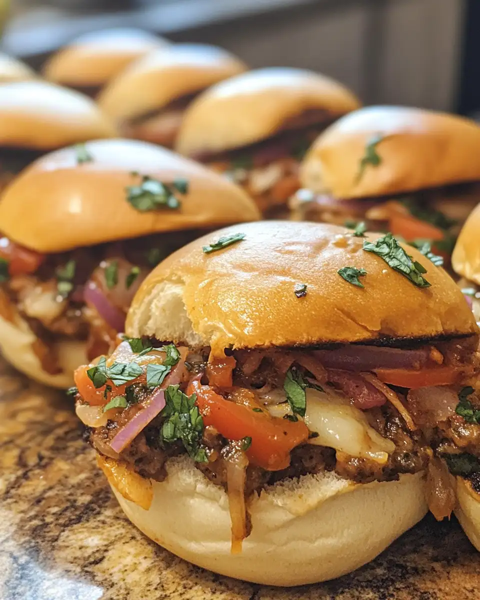 Final dish - Irresistible Chopped Italian Sliders That Will Transform Your Taste Buds