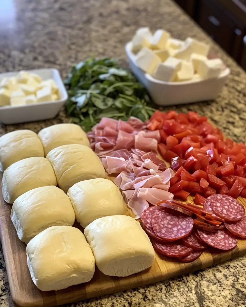 Ingredients for Irresistible Chopped Italian Sliders That Will Transform Your Taste Buds