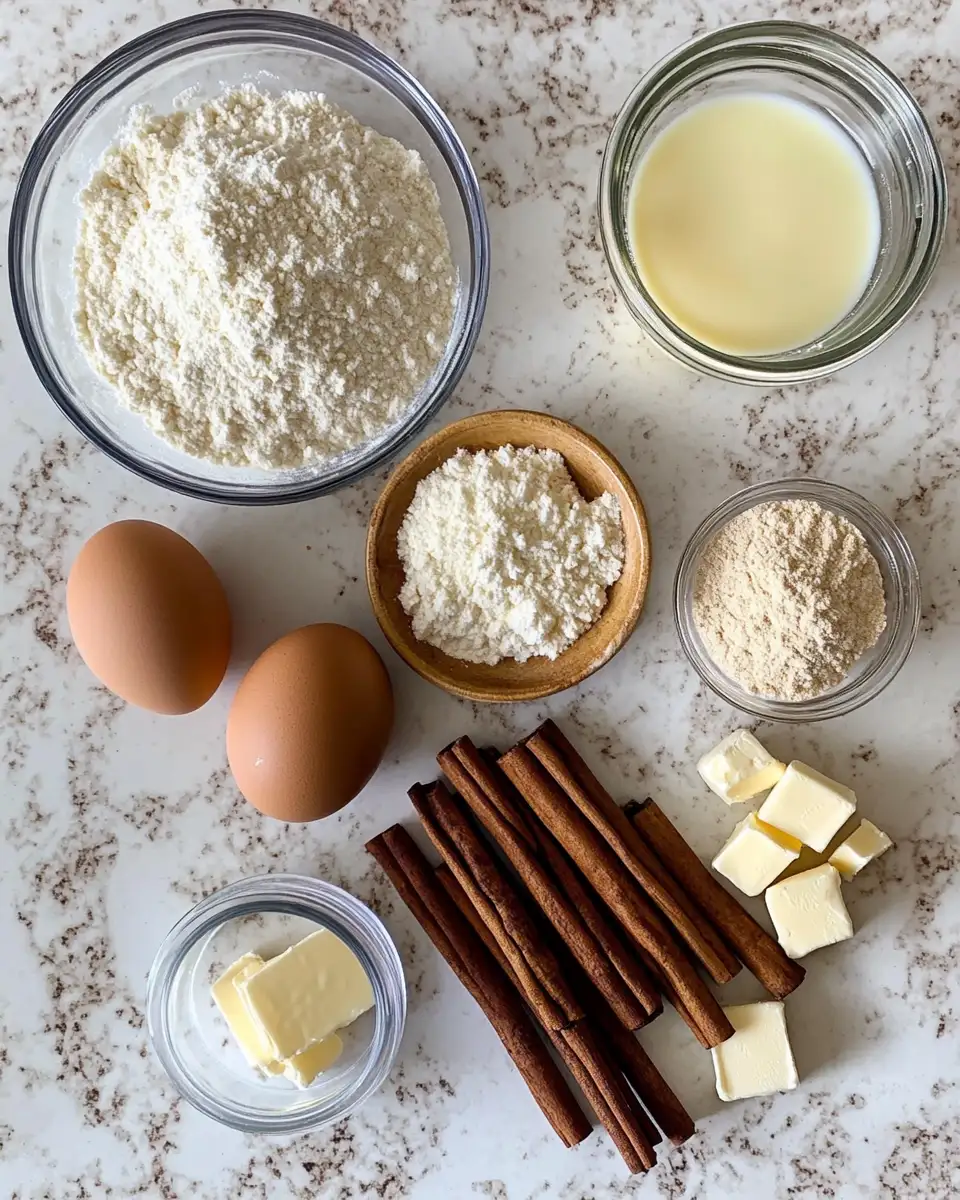 Ingredients for Cinnamon Bread Bliss Unleashed: A Cozy Slice of Heaven