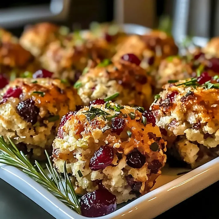 Cranberry Turkey Stuffing Balls: A Festive Twist on a Classic Favorite - Featured Image