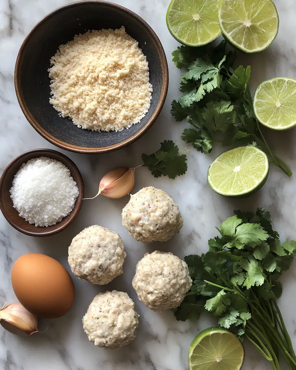Ingredients for Irresistible Creamy Coconut Curry Meatballs You'll Love