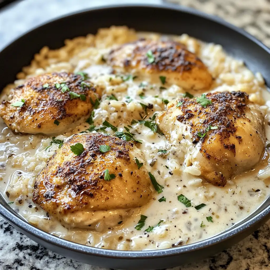 Indulge in Comfort: Creamy Smothered Chicken and Rice Delight - Featured Image