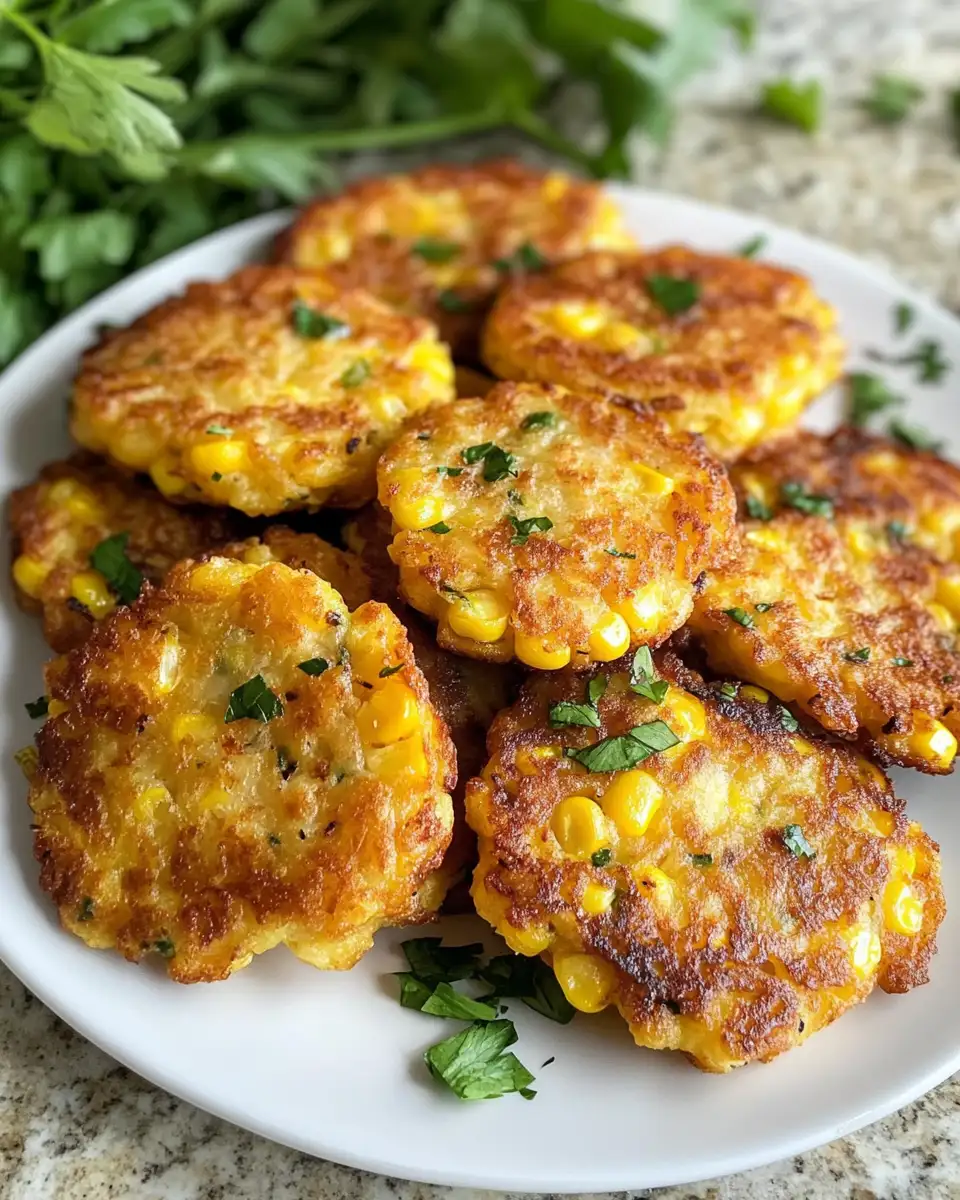 Crispy Cheesy Corn Fritters That Will Make Your Taste Buds Dance 6 Final dish - Crispy Cheesy Corn Fritters That Will Make Your Taste Buds Dance