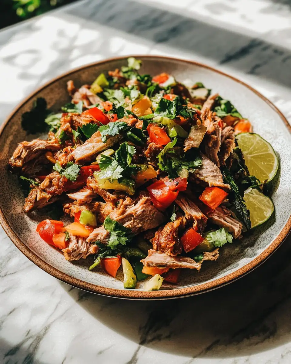 Final dish - Chasety's Ultimate Guide to Crispy Slow Cooker Carnitas