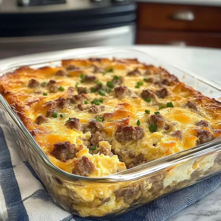 Effortless Morning Delight: Sausage and Egg Casserole Recipe 5 Effortless Morning Delight: Sausage and Egg Casserole Recipe - Featured Image