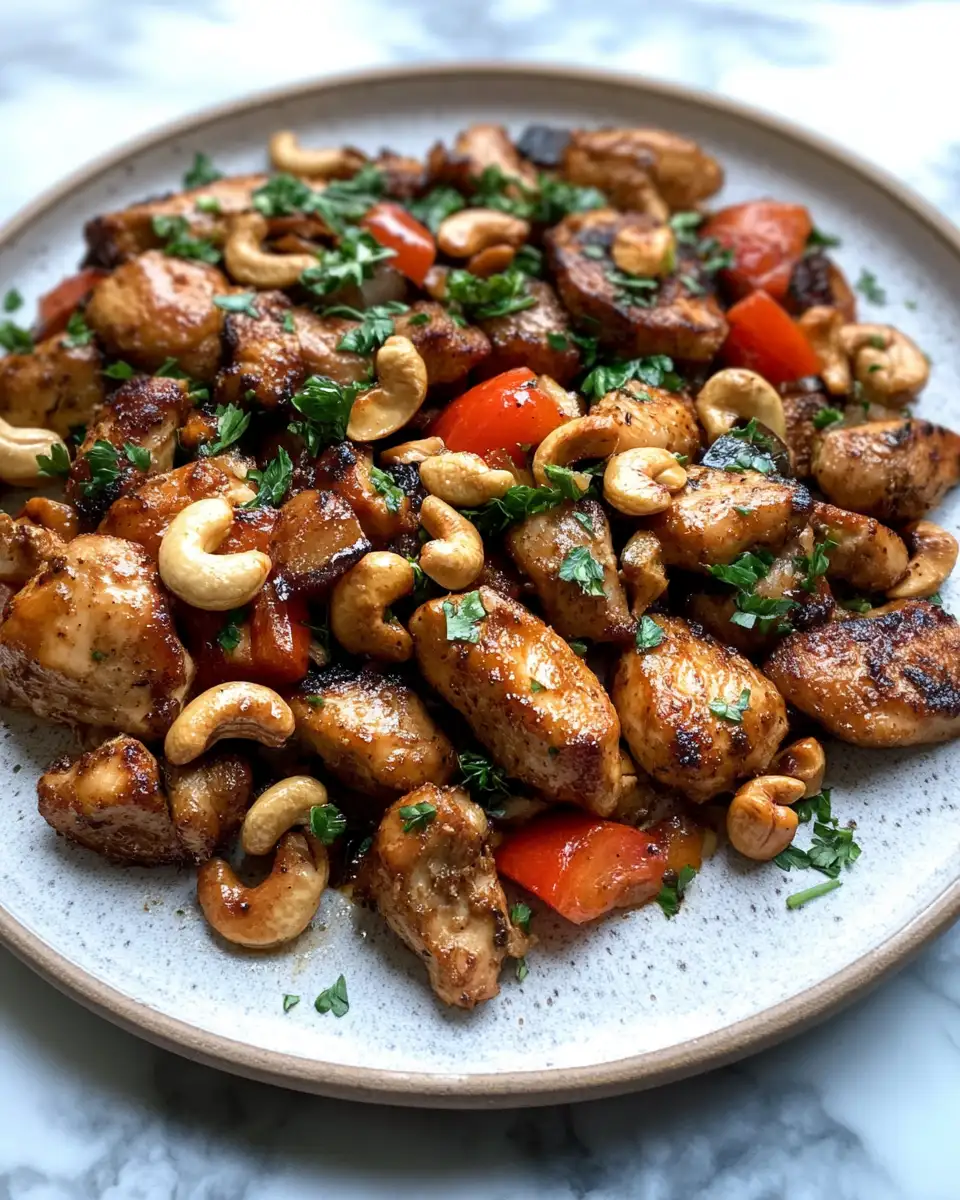 Final dish - Weeknight Magic: Effortless Sheet Pan Cashew Chicken Recipe