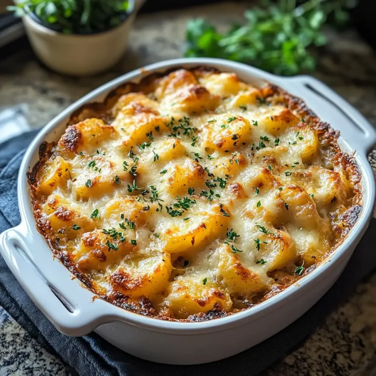 Savor the Comfort: Irresistible French Onion Potato Bake - Featured Image