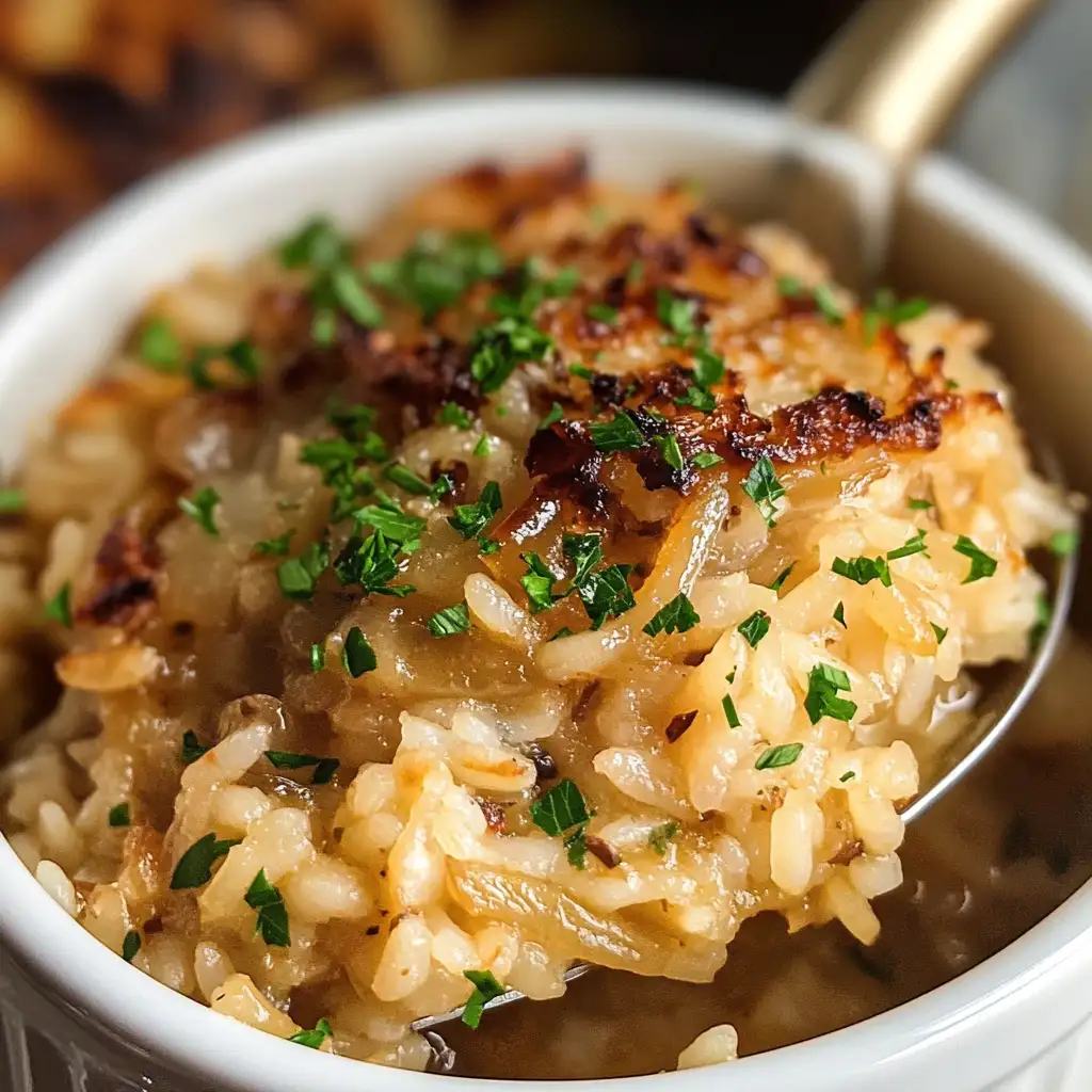 Savor the Comfort: French Onion Soup Rice Reinvented - Featured Image
