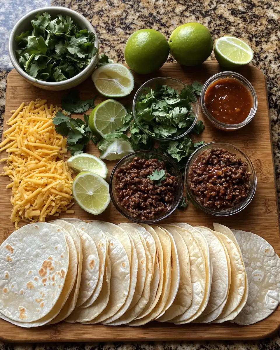 Sizzling Garlic Butter Honey BBQ Beef Tacos: A Flavor Explosion 4 Ingredients for Sizzling Garlic Butter Honey BBQ Beef Tacos: A Flavor Explosion