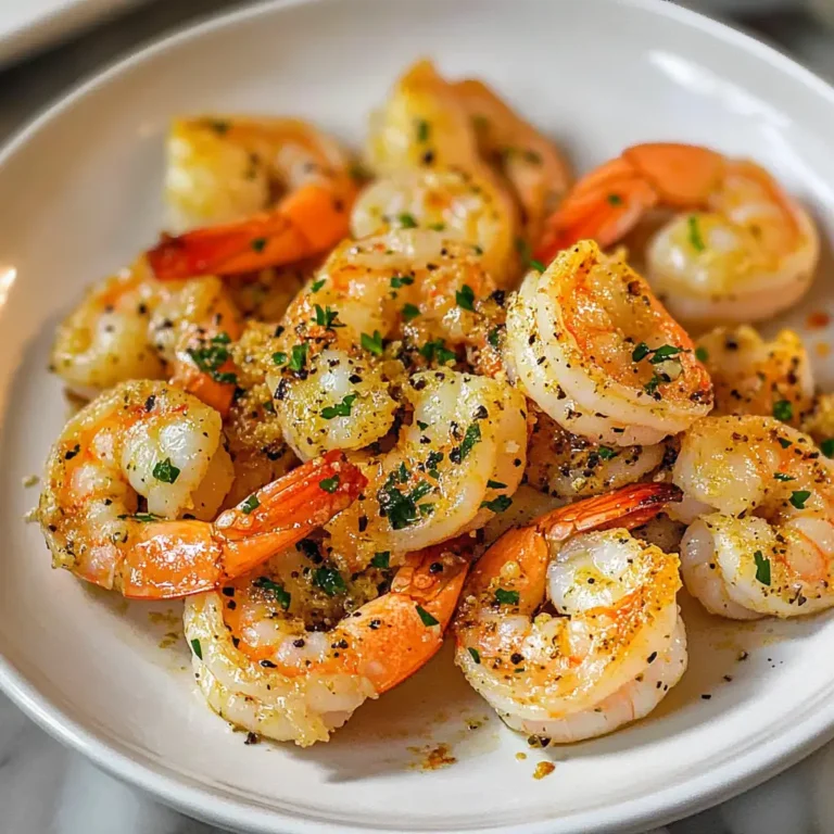 Irresistibly Delicious Garlic Parmesan Roasted Shrimp Recipe - Featured Image
