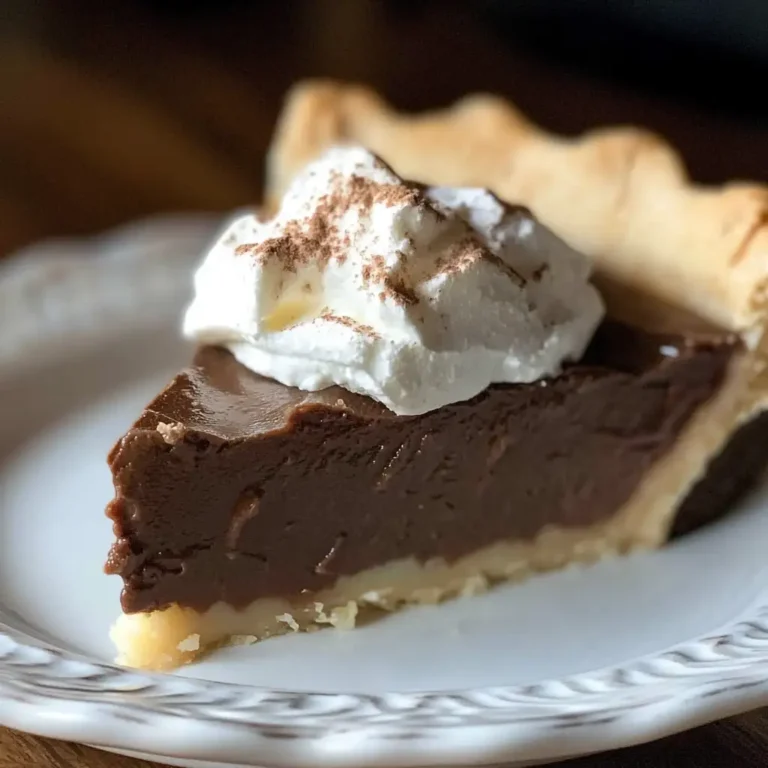 Grandma’s Chocolate Pie: A Slice of Nostalgic Indulgence - Featured Image