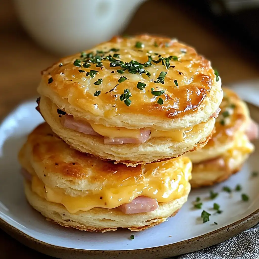 Dive Into Flavor with Ham and Cheese Butter Swim Biscuits - Featured Image
