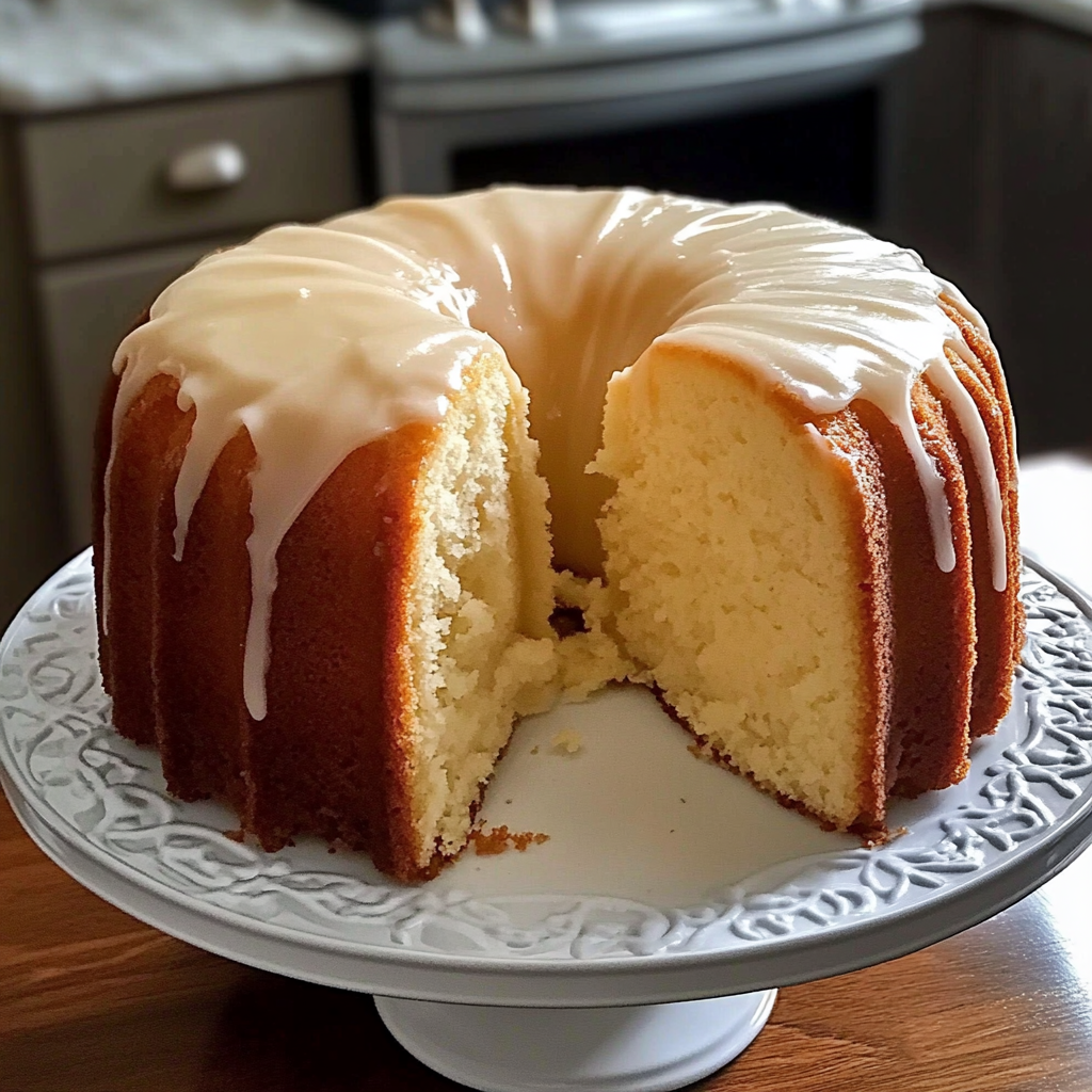 Irresistible Delight: Homemade Vanilla Buttermilk Pound Cake Perfection - Featured Image