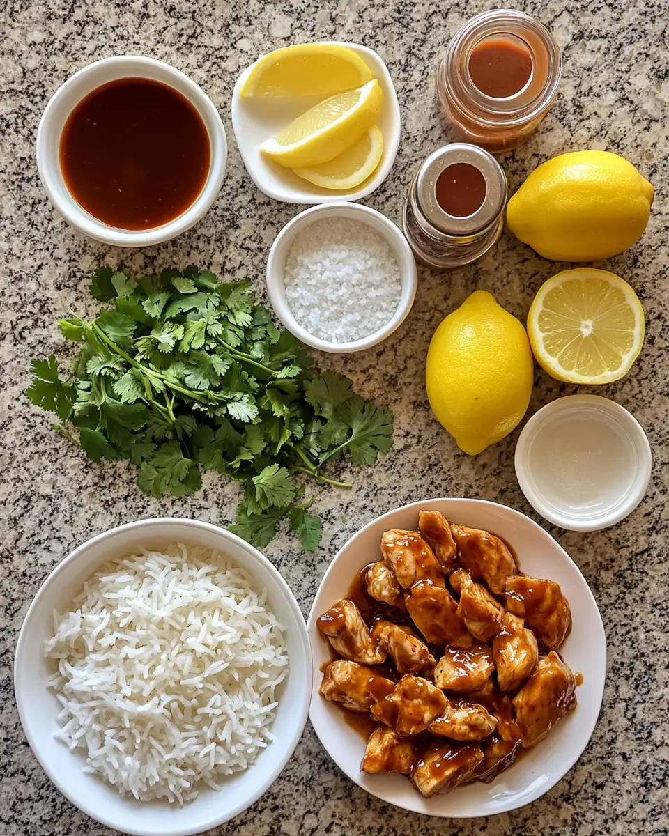 Irresistibly Sweet & Smoky: Honey BBQ Chicken Rice Delight 4 Ingredients for Irresistibly Sweet & Smoky: Honey BBQ Chicken Rice Delight