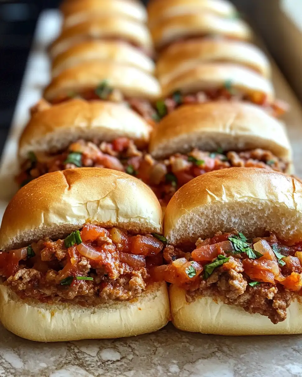 Sizzling Hot Italian Sub Sliders: Bite-Sized Flavor Explosion 4 Final dish - Sizzling Hot Italian Sub Sliders: Bite-Sized Flavor Explosion