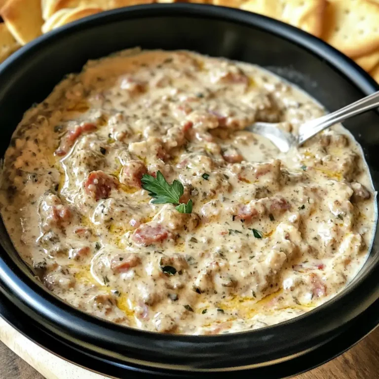 Spice Up Your Snack Game with Irresistible Hot Ranch Sausage Dip - Featured Image