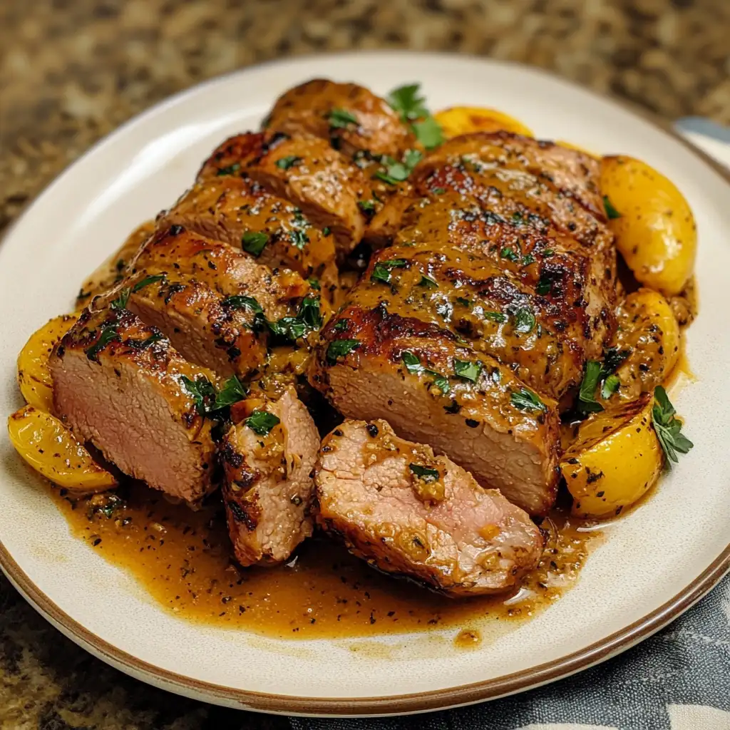 Savor the Flavor: Irresistible Maple Mustard Pork Tenderloin Delight - Featured Image
