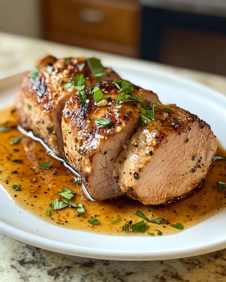 Final dish - Savor the Flavor: Irresistible Maple Mustard Pork Tenderloin Delight