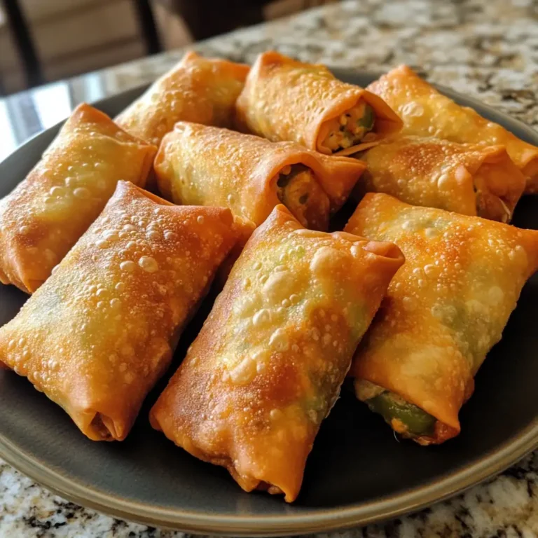 Spice Up Your Snack Game with Irresistible Jalapeno Popper Egg Rolls - Featured Image