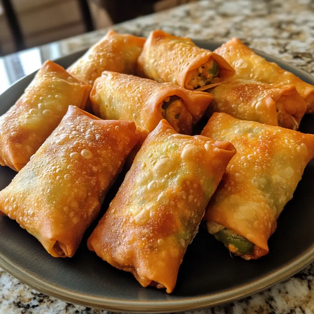 Spice Up Your Snack Game with Irresistible Jalapeno Popper Egg Rolls