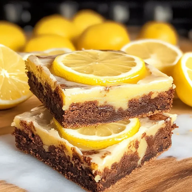 Zesty Delights: Discover the Magic of Lemon Brownies - Featured Image