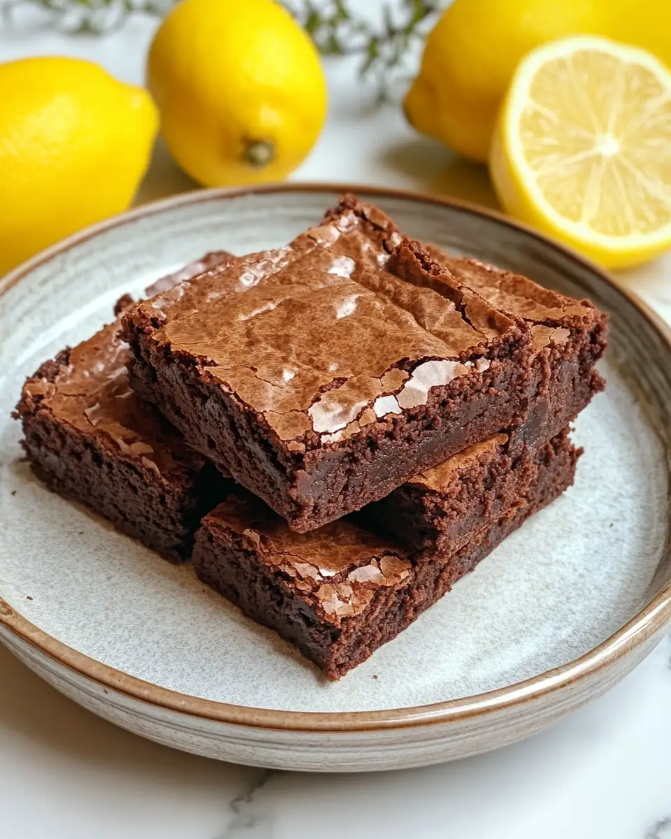 Final dish - Zesty Delights: Discover the Magic of Lemon Brownies