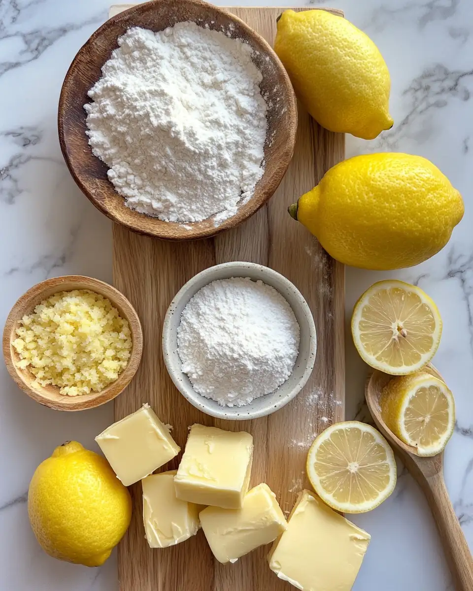 Ingredients for Zesty Delights: Discover the Magic of Lemon Brownies