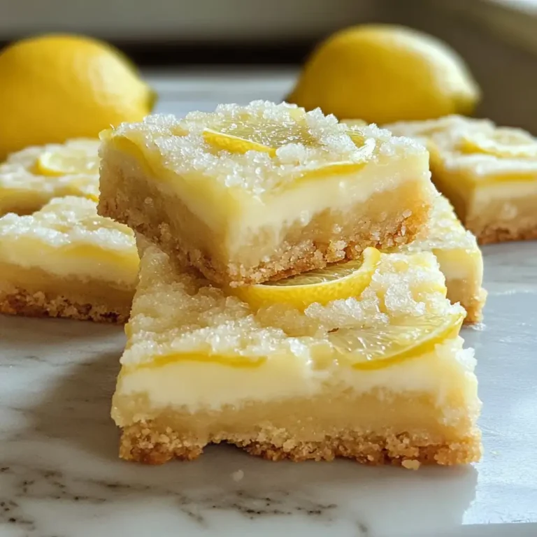 Zesty Lemon Sugar Cookie Bars from The Salty Marshmallow - Featured Image