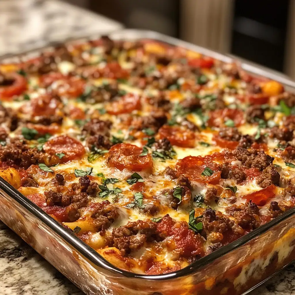 Mouthwatering Meat Lovers Pizza Casserole: The Ultimate Comfort Dish - Featured Image