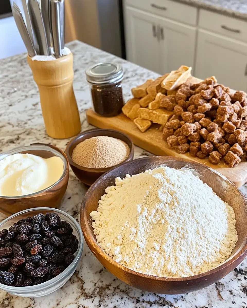 Irresistible No Knead Cinnamon Raisin Bread: A Delicious Plate Delight 4 Ingredients for Irresistible No Knead Cinnamon Raisin Bread: A Delicious Plate Delight
