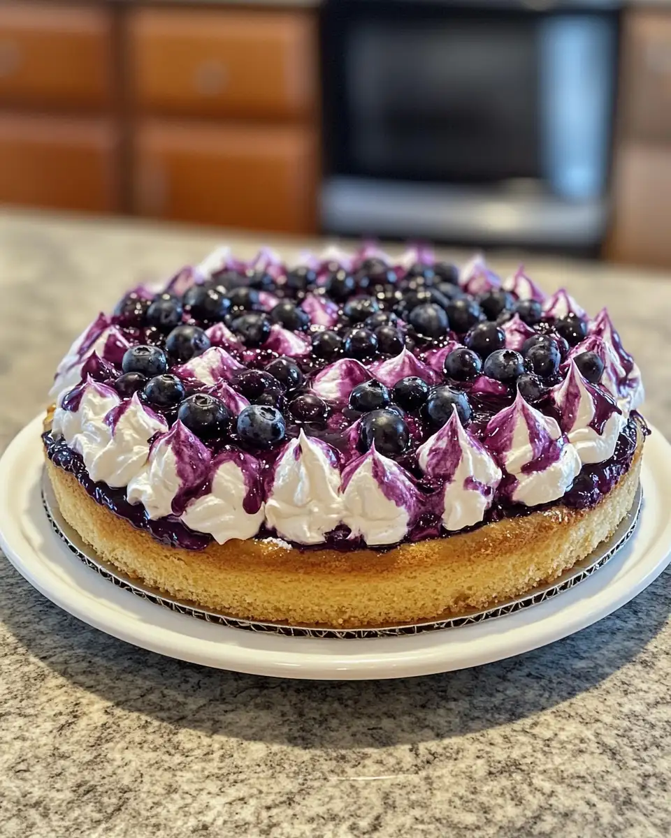 Final dish - Nova Scotia Blueberry Cream Cake A Heavenly Dessert for Beginners