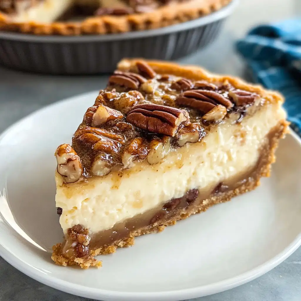 Pecan Pie Cheesecake Bliss: A Sweet Symphony of Flavors - Featured Image