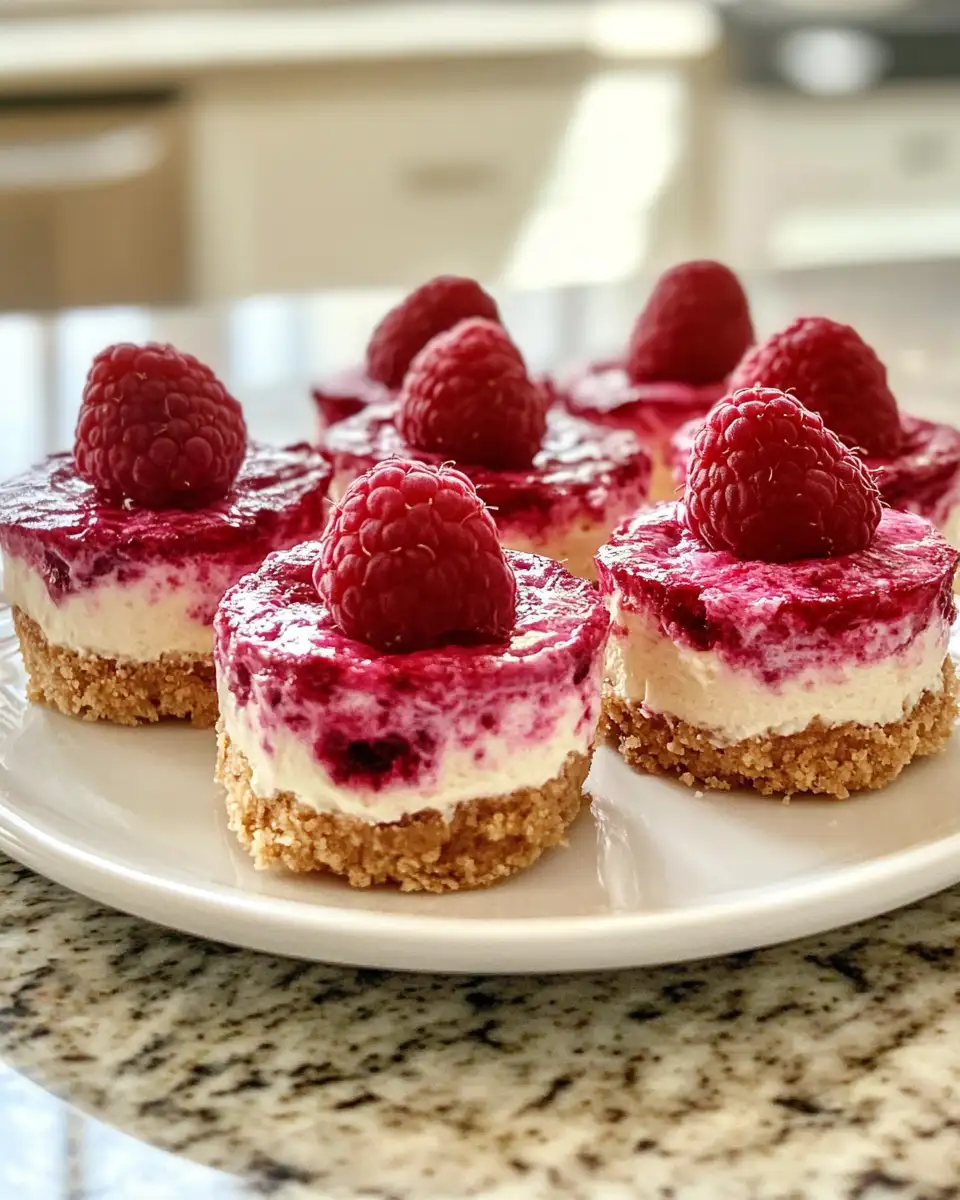 Final dish - Irresistible Raspberry Cheesecake Bites for Your Sweet Tooth Cravings