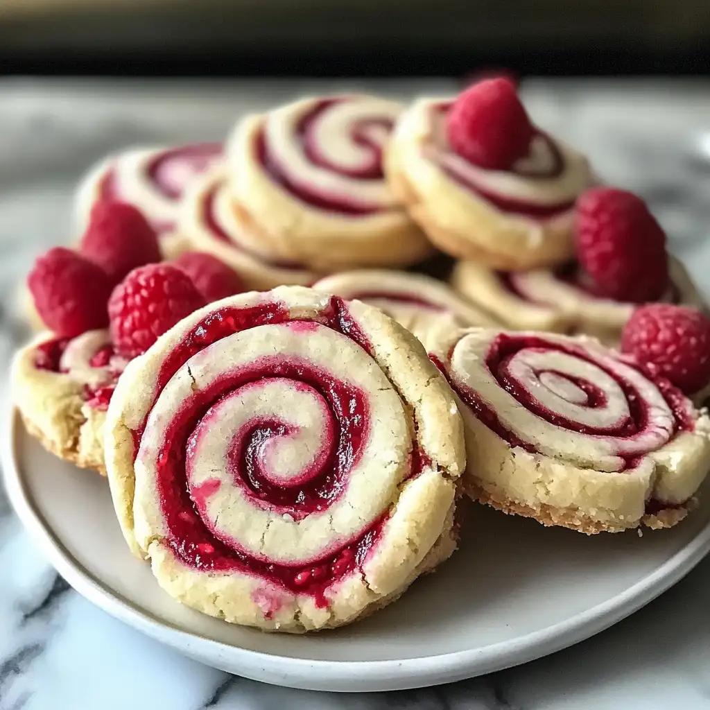 Sweet Symphony: Irresistible Raspberry Swirl Shortbread Cookies - Featured Image