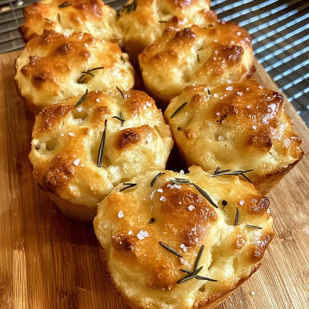 Savor the Flavor: Rosemary Garlic Focaccia Muffins with Salt n Sprinkles - Featured Image