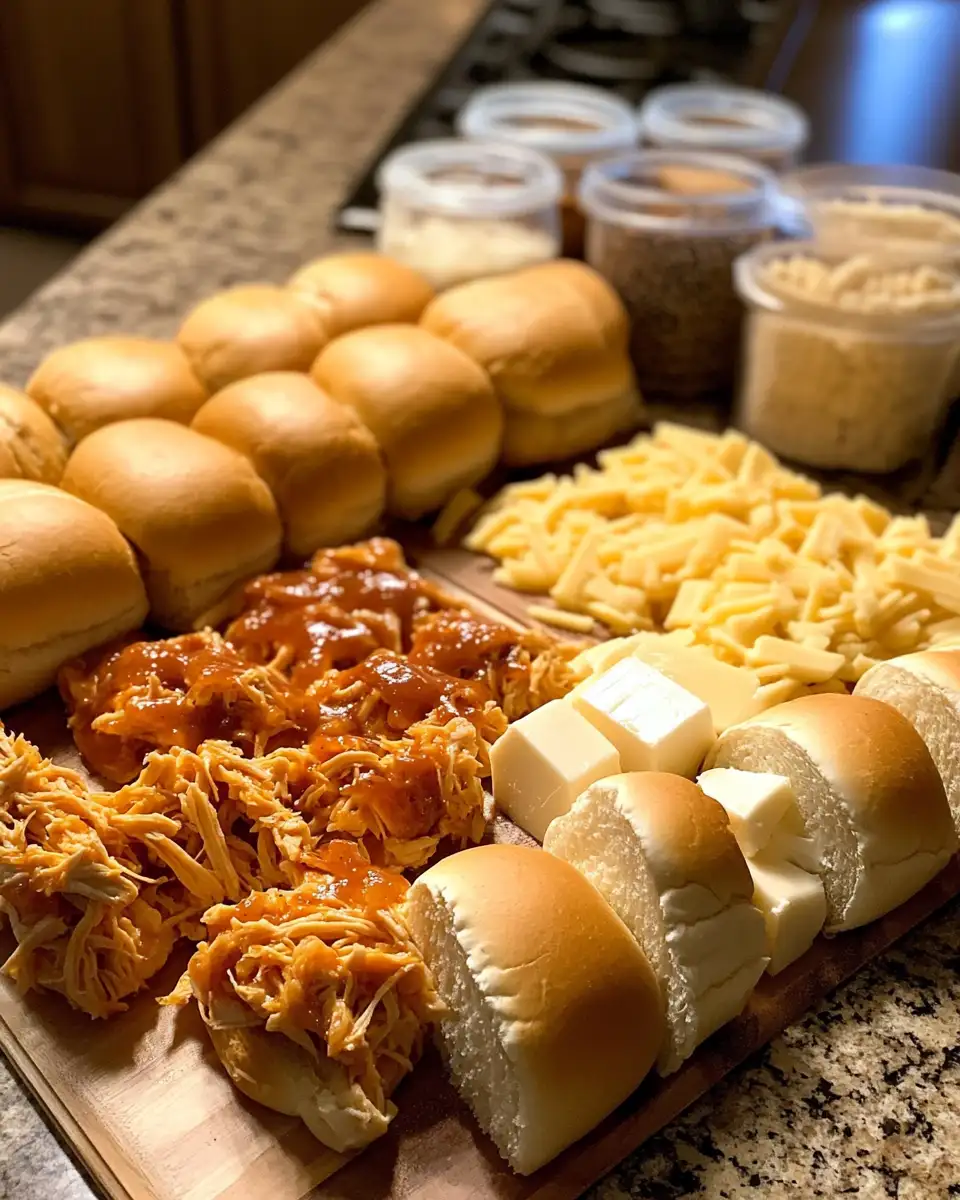 Ingredients for Tropical Twist: Rotisserie Chicken Hawaiian Sliders Delight