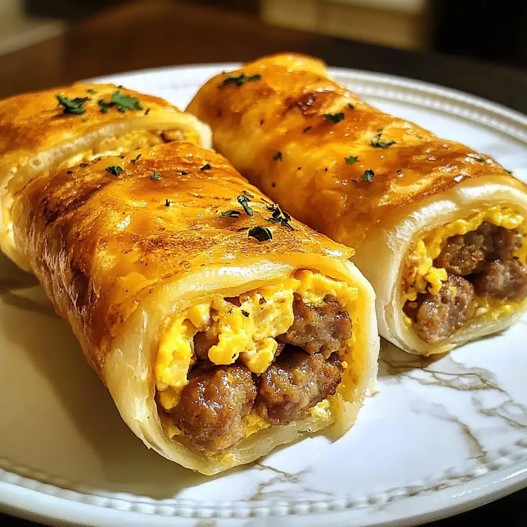 Rise and Shine with Irresistible Sausage Egg Cheese Breakfast Roll-Ups - Featured Image