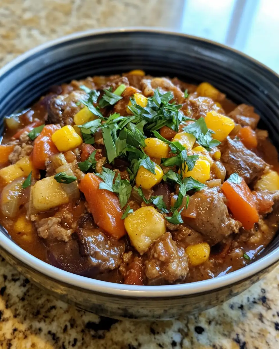 Final dish - Rustle Up Flavor with a Slow Cooker Cowboy Casserole Adventure