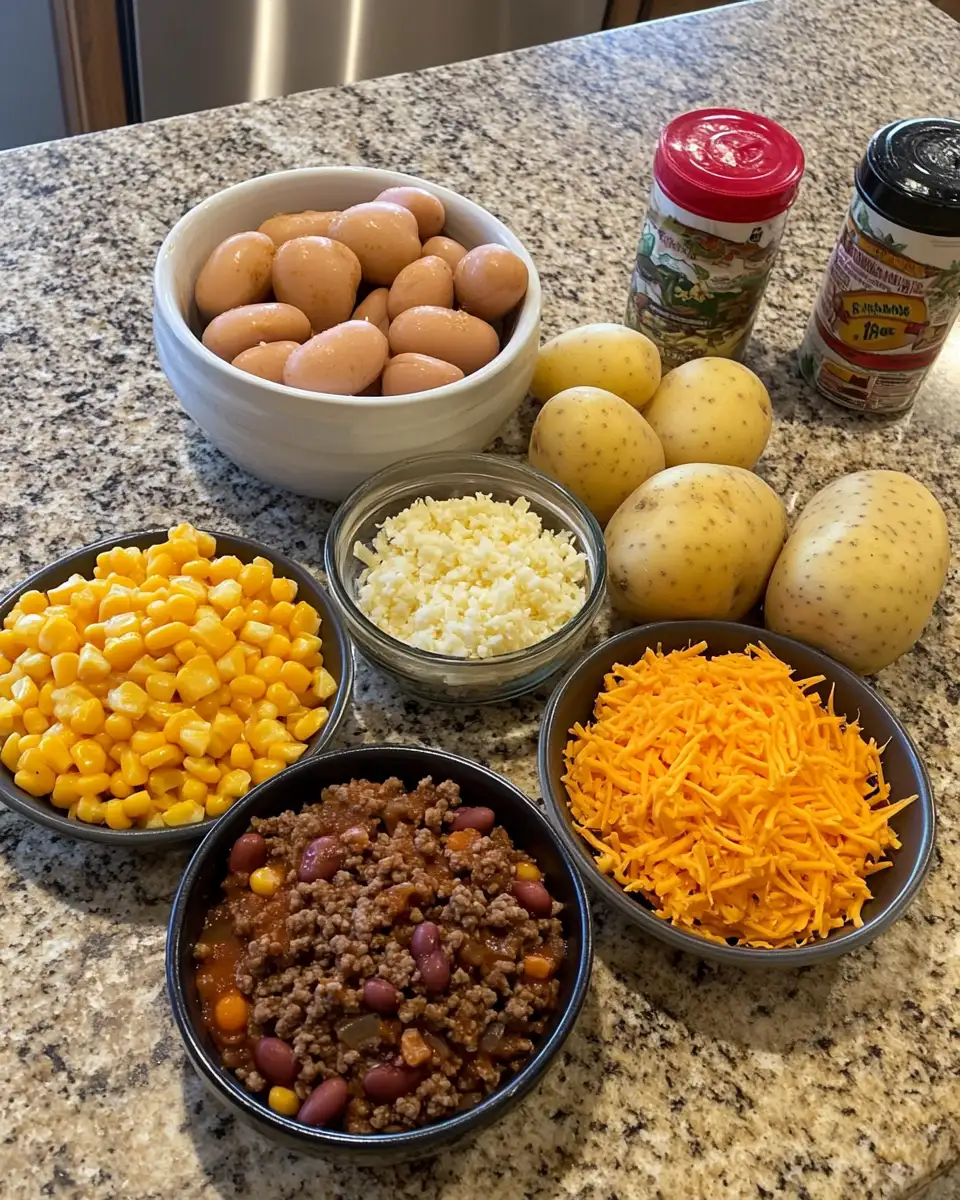 Ingredients for Rustle Up Flavor with a Slow Cooker Cowboy Casserole Adventure