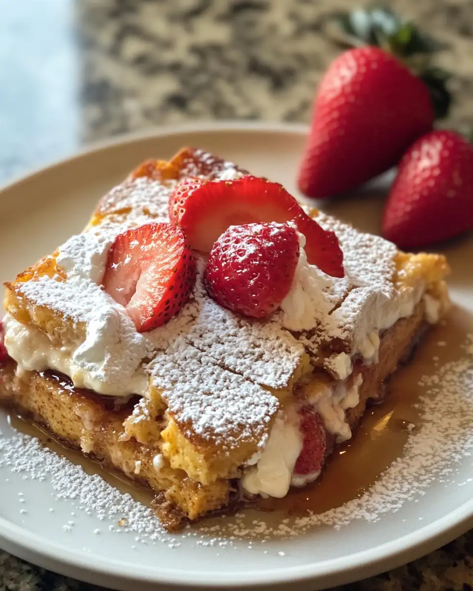 Wake Up to Bliss with Slow Cooker Strawberry French Toast Casserole Dine Dream Discover 6 Final dish - Wake Up to Bliss with Slow Cooker Strawberry French Toast Casserole Dine Dream Discover