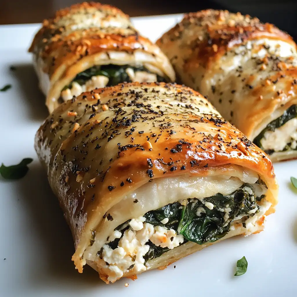 Irresistibly Delicious Spinach and Feta Chicken Rolls That Will Wow Your Taste Buds