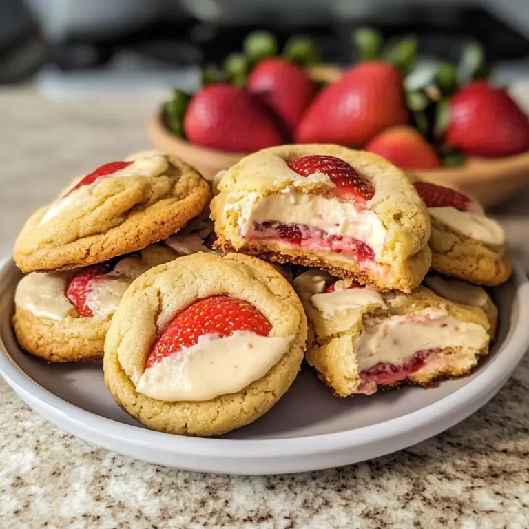 Irresistible Strawberry Cheesecake Cookies: A Sweet Twist on a Classic Delight - Featured Image