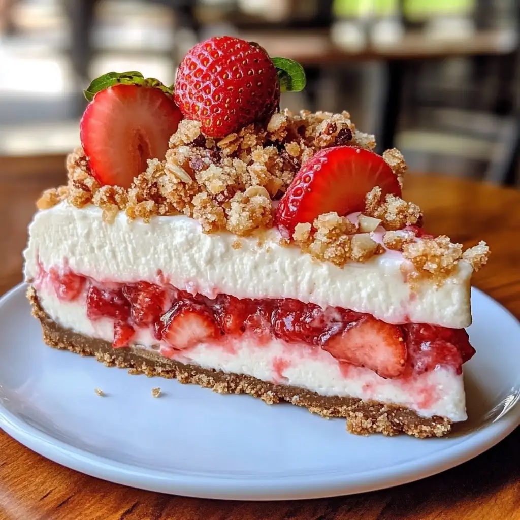 Decadent Delight: Elevate Your Dessert Game with Strawberry Crunch Cheesecake - Featured Image
