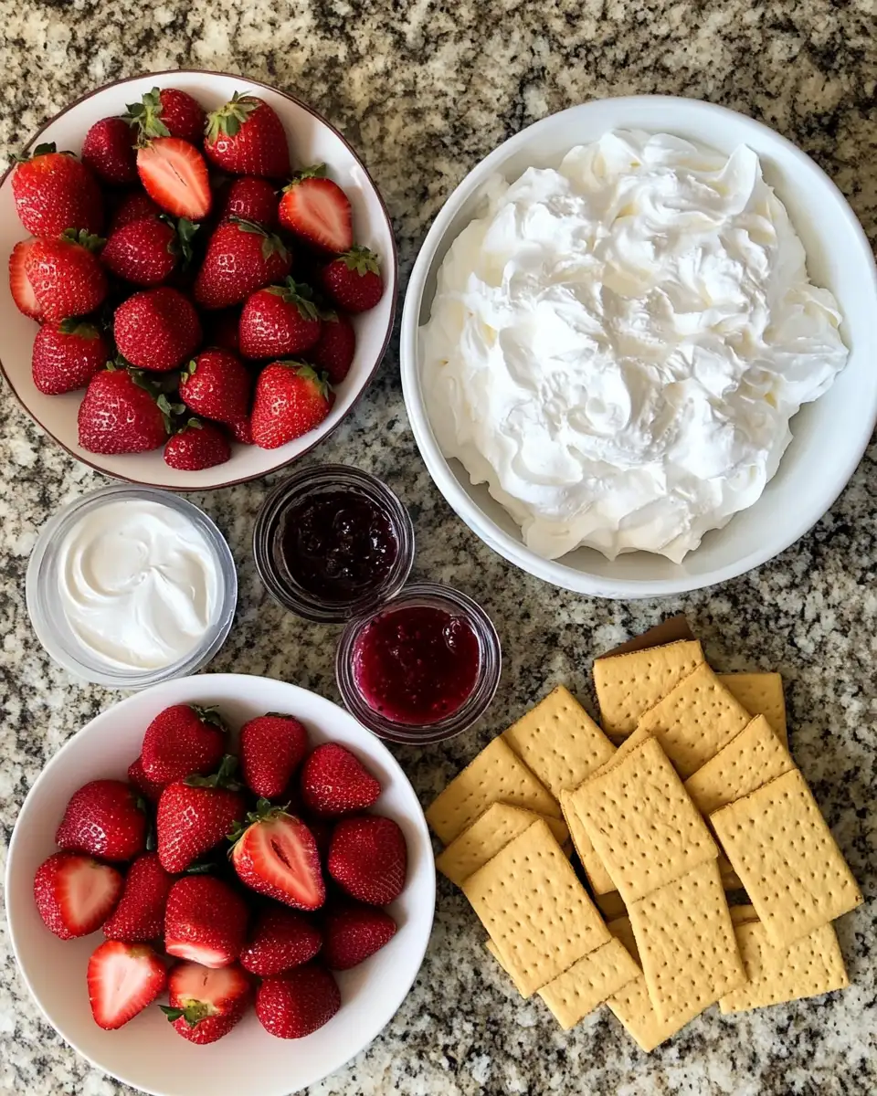 Chill Out with a Delightful Strawberry Shortcake Icebox Cake 3 Ingredients for Chill Out with a Delightful Strawberry Shortcake Icebox Cake