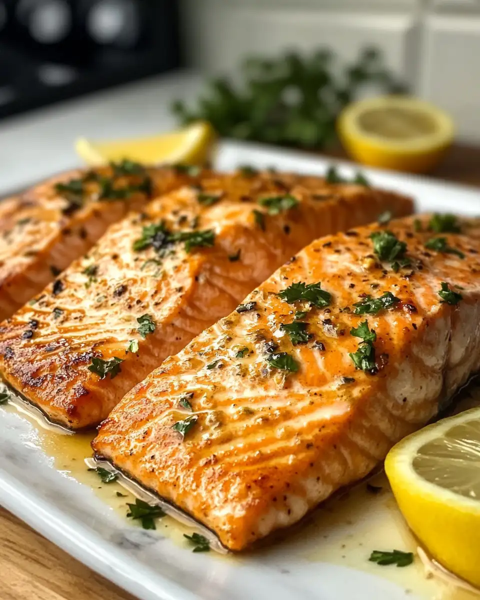 Savor the Flavor: Texas Roadhouse Style Baked Salmon at Home 6 Final dish - Savor the Flavor: Texas Roadhouse Style Baked Salmon at Home